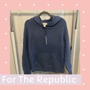 For The Republic Blue Sweater